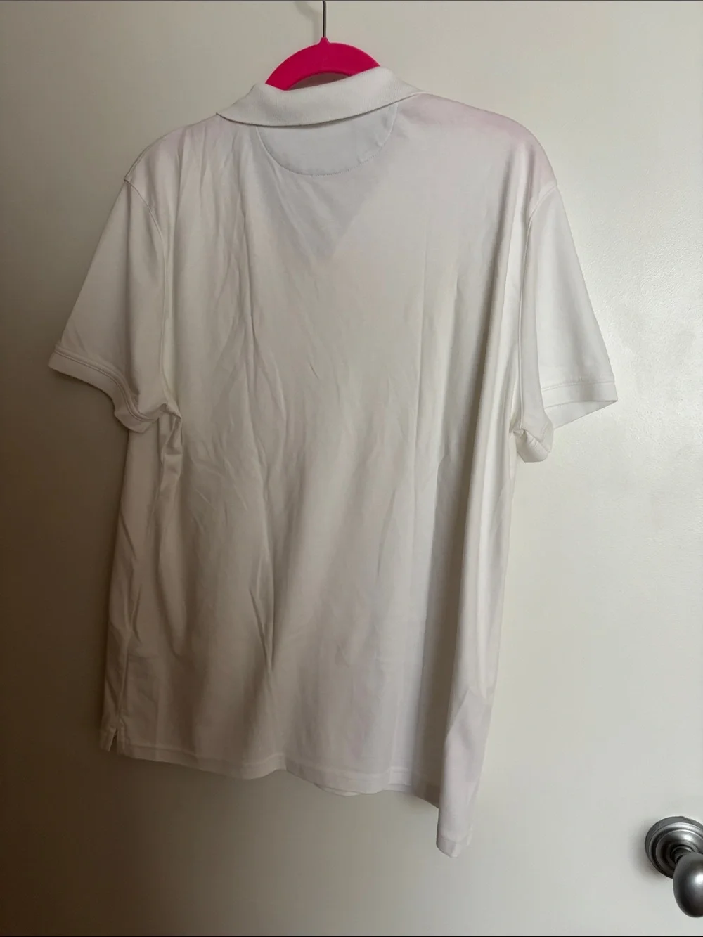 Banana Republic Men's White Cotton Polo